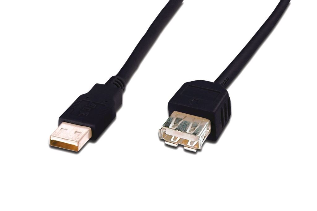 Assmann USB 2.0 hosszabbító kábel 5m fekete (AK-300202-050-S) Assmann USB 2.0 hosszabbító kábel 5m fekete (AK-300202-050-S)