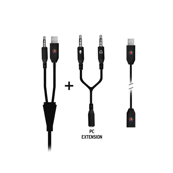 Spirit of Gamer ELITE H50 Mikrofonos fejhallgató fekete (MIC-EH50BK)
