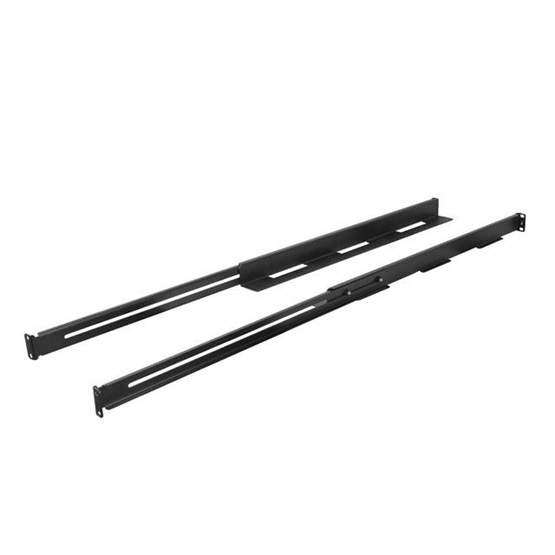 Lanberg 650-1090 mm állítható rack sín készlet 1U Fekete