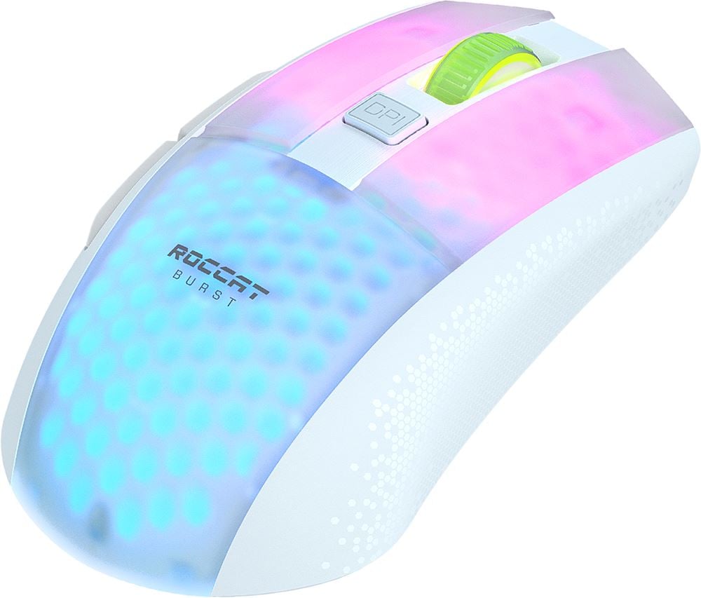 Roccat Burst Pro Air vezeték nélküli (2.4GHz és Bluetooth 5.2) optikai egér fehér (ROC-11-436) Roccat Burst Pro Air vezeték nélküli (2.4GHz és Bluetooth 5.2) optikai egér fehér (ROC-11-436)