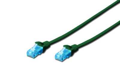 Digitus DK-1511-050/G CAT5e U/UTP PVC 5m patch kábel zöld