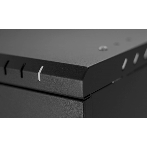 Stalflex 12U fali rack szekrény 19" 450mm fekete (RC19-12U-450GB)
