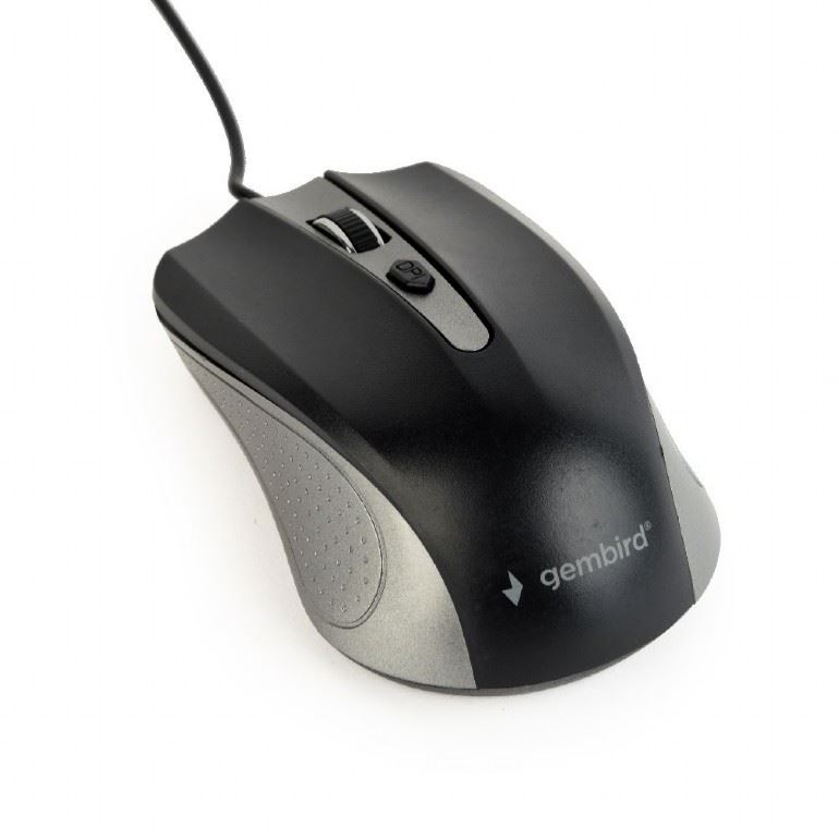 Gembird MUS-4B-01-GB optikai egér szürke-fekete USB Gembird MUS-4B-01-GB optikai egér szürke-fekete USB