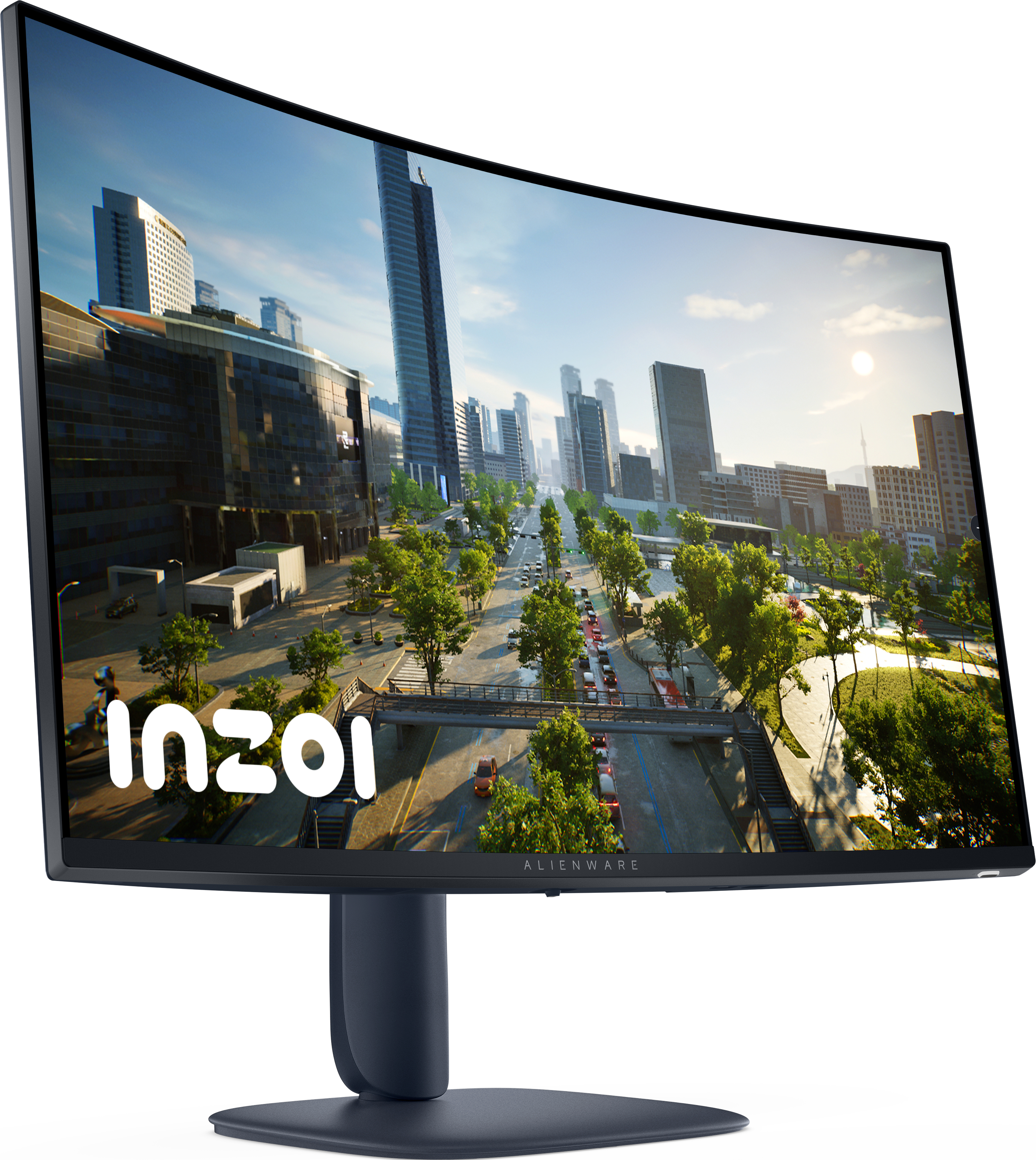 DELL 31,5" Alienware  AW3225DM Monitor - 2560x1440, QHD, LED, VA, 180Hz, 1ms, Ívelt, FreeSync, Fekete