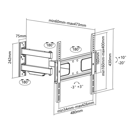 Stell SHO 3600 SLIM FALI KONZOL