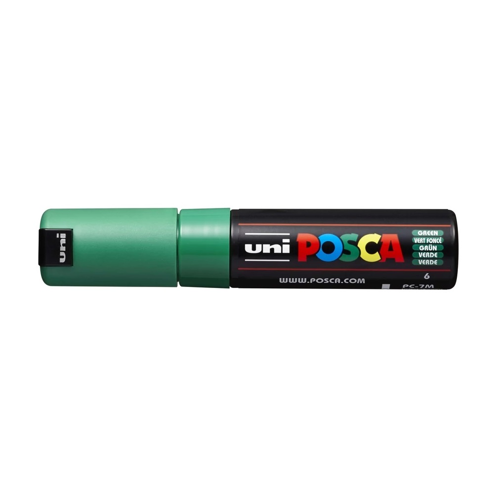 Uni Dekormarker 4,5-5,5mm, -Posca PC-7M zöld (2UPC7MZ)
