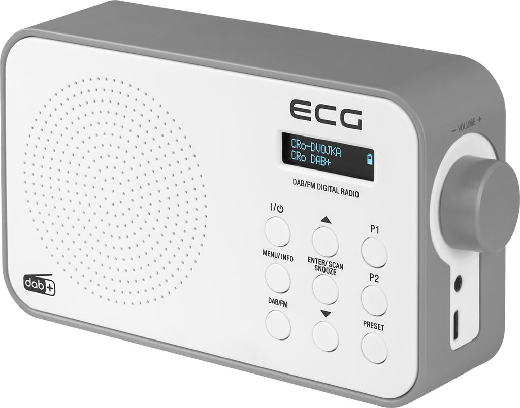 ECG RD 110 DAB DAB+/FM rádió fehér