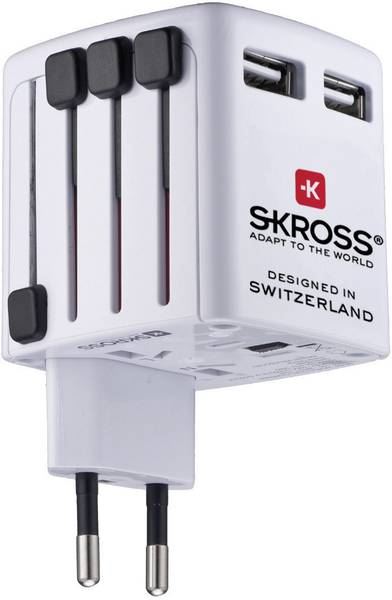 SKROSS World USB Charger utazó hálózati USB töltő (SKR-WORLDUSB) SKROSS World USB Charger utazó hálózati USB töltő (SKR-WORLDUSB)
