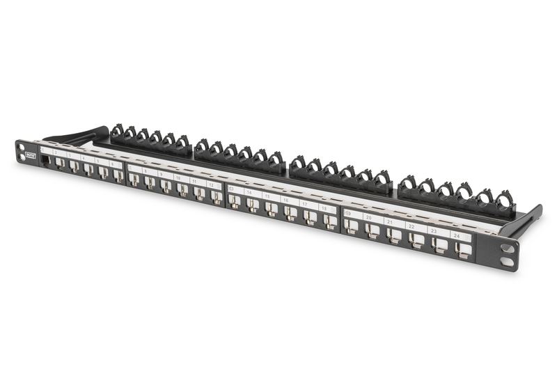 Digitus DN-91422 modular patch panel 24 port 0.5U 19" árnyékolt Digitus DN-91422 modular patch panel 24 port 0.5U 19" árnyékolt