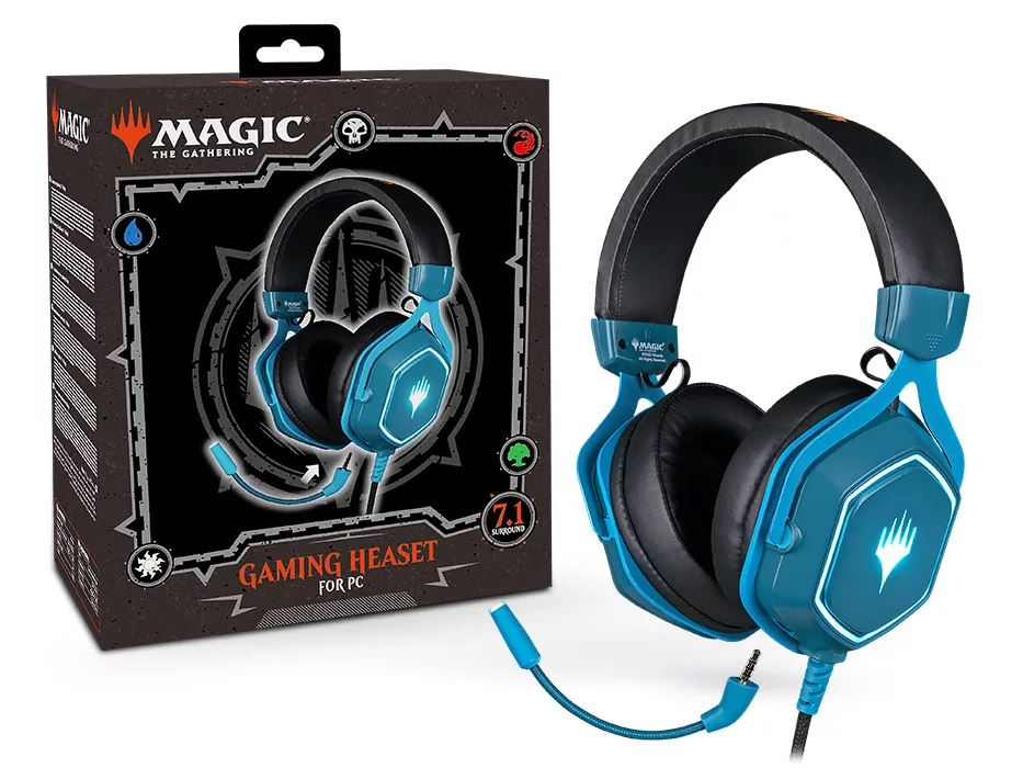 Konix  Magic: The Gathering 7.1 Gaming Headset kék