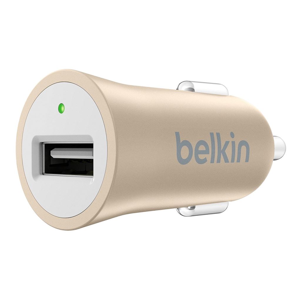 Belkin USB autós töltő Mixit Up arany színű (F8M730btGLD)