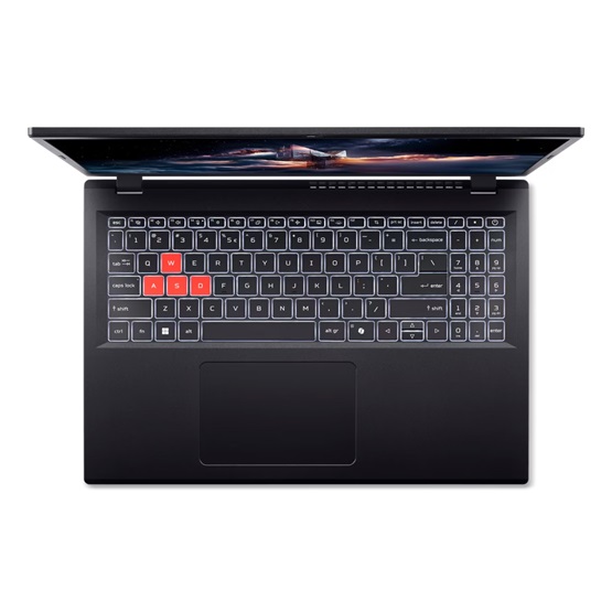 Acer Nitro Lite NL16-71G-51UK  16" WUXGA IPS  Ultra 5 210H 16GB 512GB SSD NVIDIA GeForce RTX 4050 6GB Windows® 11 Notebook Mély palafekete