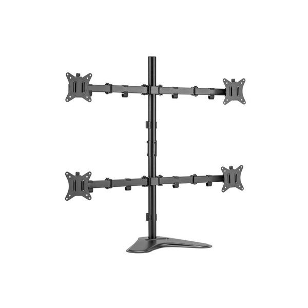 Equip 650127 asztali monitortartó 4 monitorhoz 17"-32"  fekete