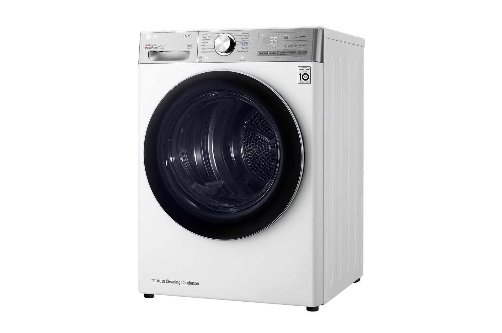 LG RH90V9AV2QR Hőszivattyús szárítógép – 9 Kg, A Energiaosztály, Gyors szárítás, Szenzoros szárítás LG RH90V9AV2QR Hőszivattyús szárítógép – 9 Kg, A Energiaosztály, Gyors szárítás, Szenzoros szárítás