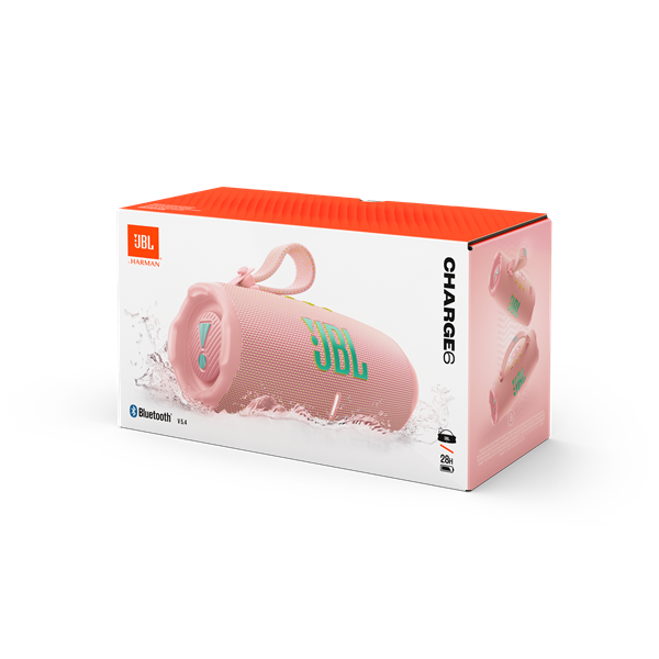 JBL Charge 6 pink Bluetooth hangszóró