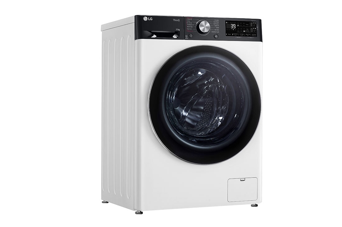 LG F4WR711S3HA Elöltöltős mosógép – 11 kg, 1350 ford./perc, A Energiaosztály, AI DD, LG Steam technológia, Gőz technológia