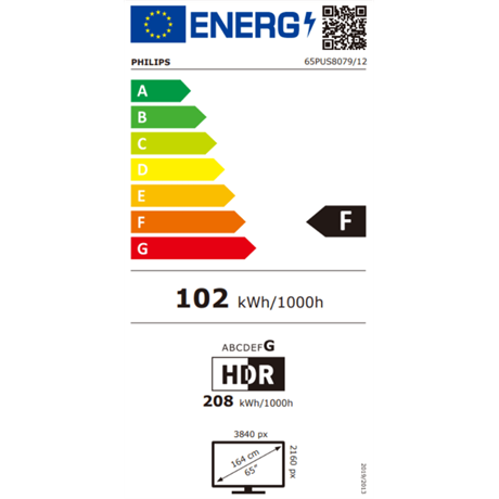 Philips 65PUS8079/12 UHD AMBILIGHT SMART Televízió