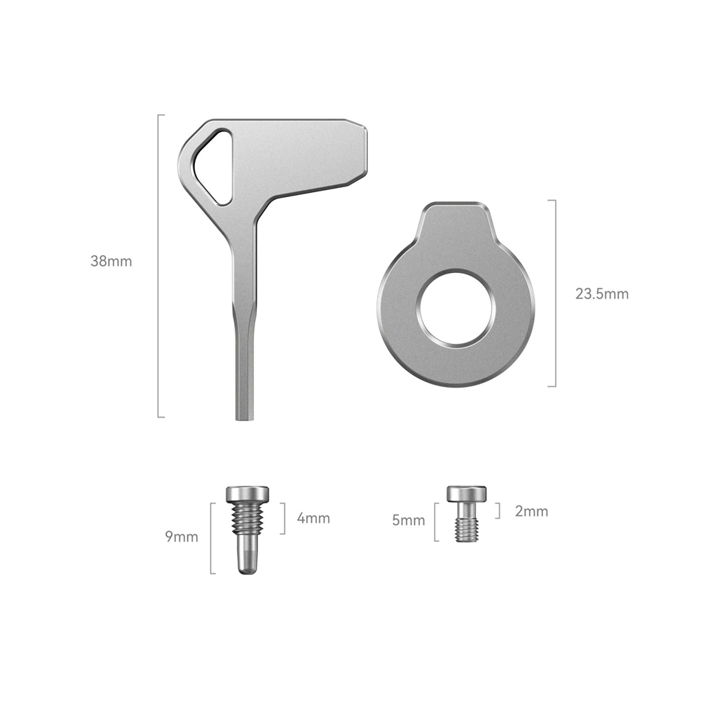 SMALLRIG Stainless Steel Screw Set with Screwdrivers   