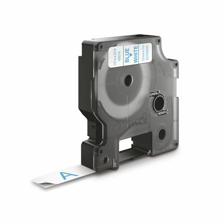 DYMO "D1" feliratozógép szalag 12 mm x 7 m fehér-kék (GD45014) DYMO "D1" feliratozógép szalag 12 mm x 7 m fehér-kék (GD45014)
