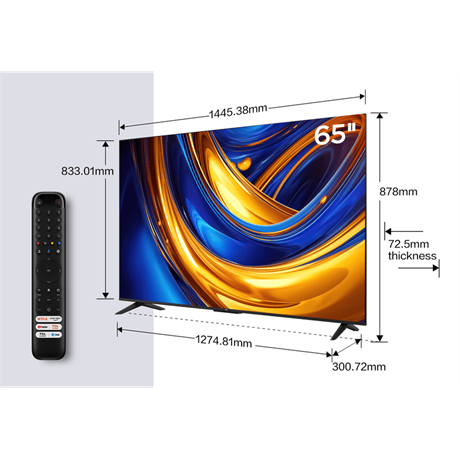 Tcl 65P655 UHD GOOGLE SMART Televízió