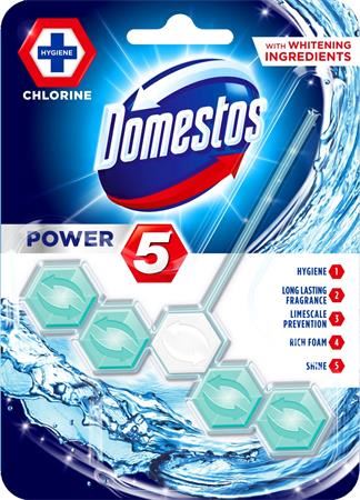 Domestos Power 5 WC fertőtlenítő, 1 db-os óceán (67303747)