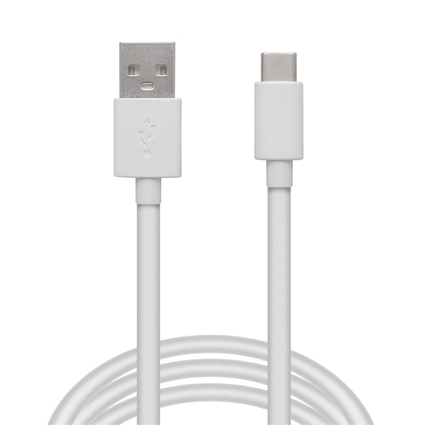 Delight USB-C töltőkábel 2m, fehér (55550WH-2)