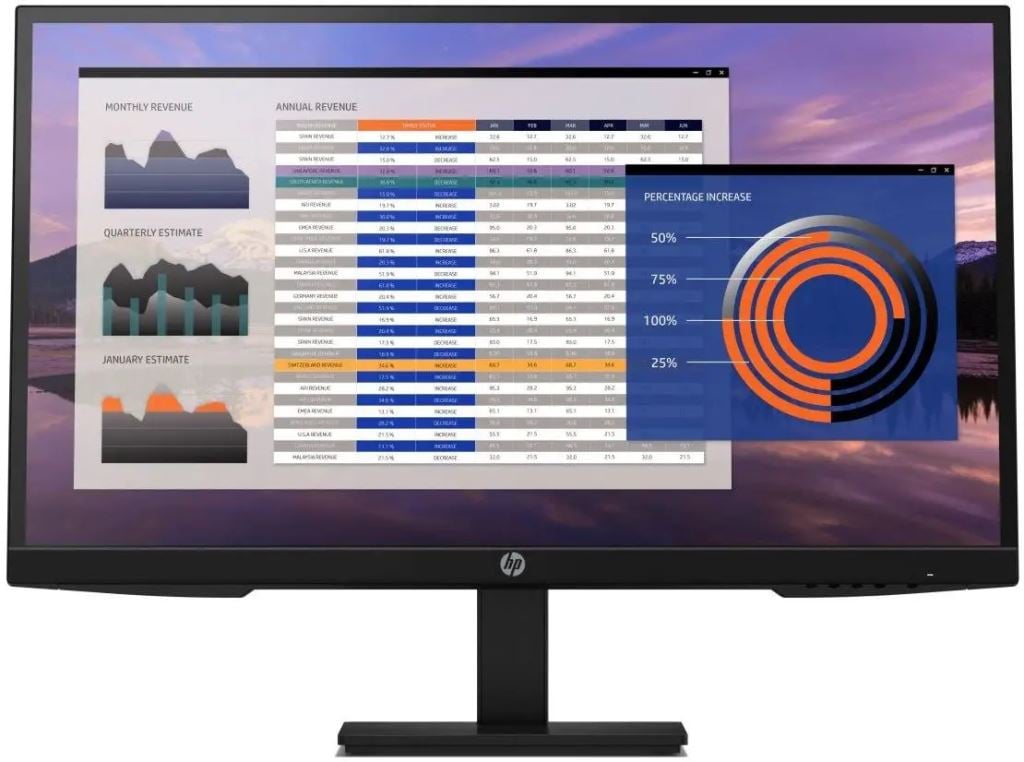 27" HP P27h G4 LCD monitor (7VH95AA)