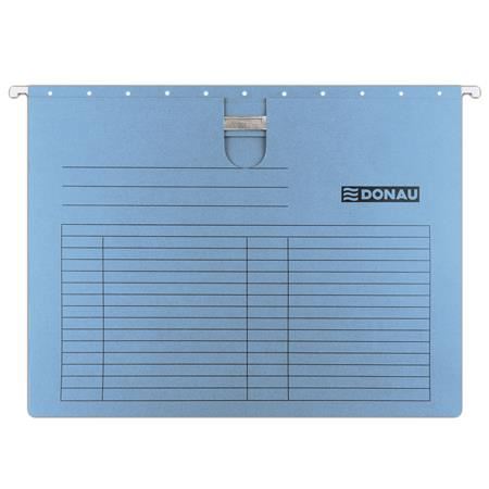Függőmappa, gyorsfűzős, karton, A4, DONAU, kék Függőmappa, gyorsfűzős, karton, A4, DONAU, kék