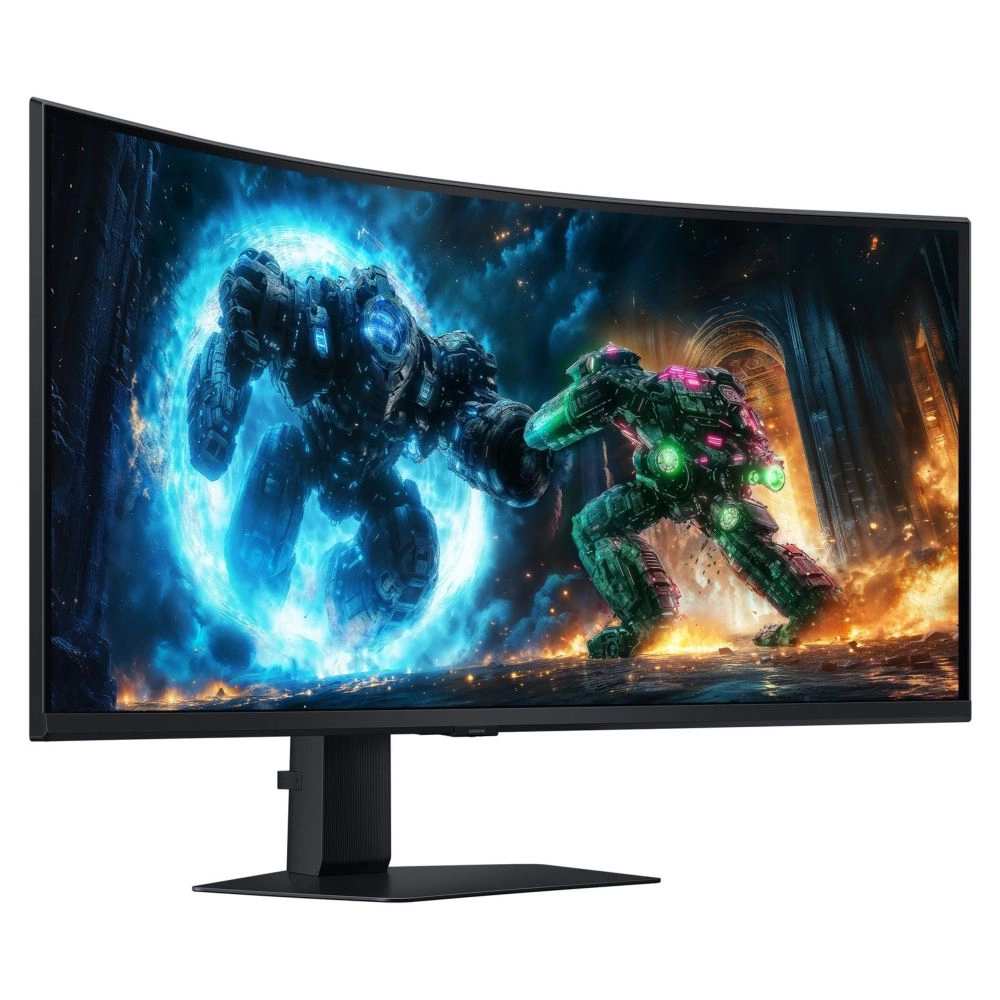 SAMSUNG 40" LS40FG750EUXEN Monitor - 5120x2160, LED, VA, 180Hz, 1ms, Ívelt, FreeSync,  RGB, Gamer, Fekete