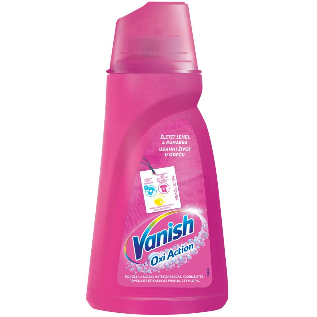 Vanish Oxi Action folttisztító színes ruhákhoz 1 liter (5997321747743 / 5949031309025)