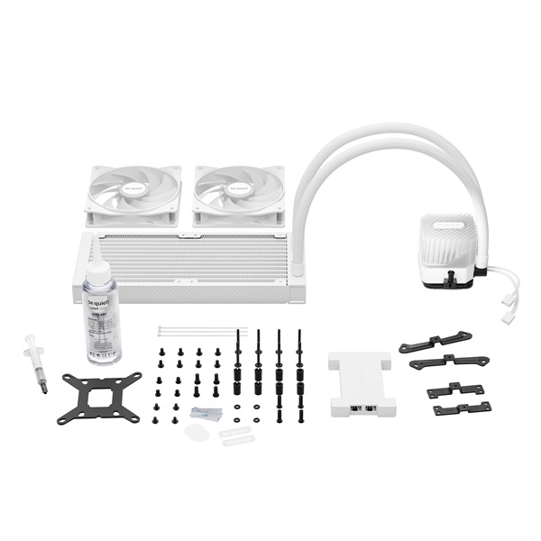 Be Quiet!  LIGHT LOOP 240mm White  2x120mm CPU Water Cooler Fehér