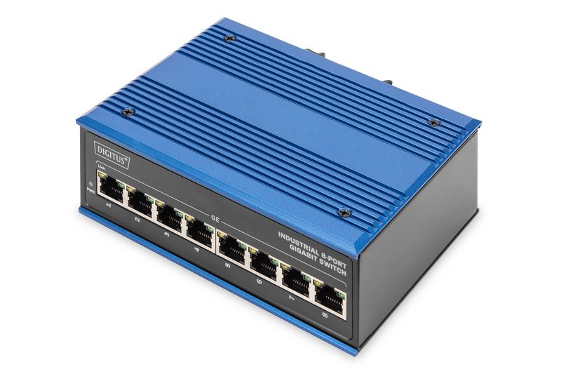 Digitus Industrial 8-Port Gigabit Switch Digitus Industrial 8-Port Gigabit Switch