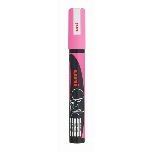 Uni Chalk PWE-5M fluor pink folyékony kréta Uni Chalk PWE-5M fluor pink folyékony kréta