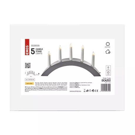 Emos DCAZ02 LEDES GYERTYA PIRAMIS