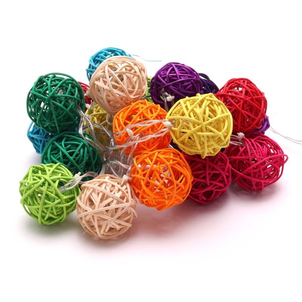 IRIS Gömb alakú fonott/rattan/4m/több színű/20db LED-es/3xAA elemes fénydekoráció  (101-02) IRIS Gömb alakú fonott/rattan/4m/több színű/20db LED-es/3xAA elemes fénydekoráció  (101-02)