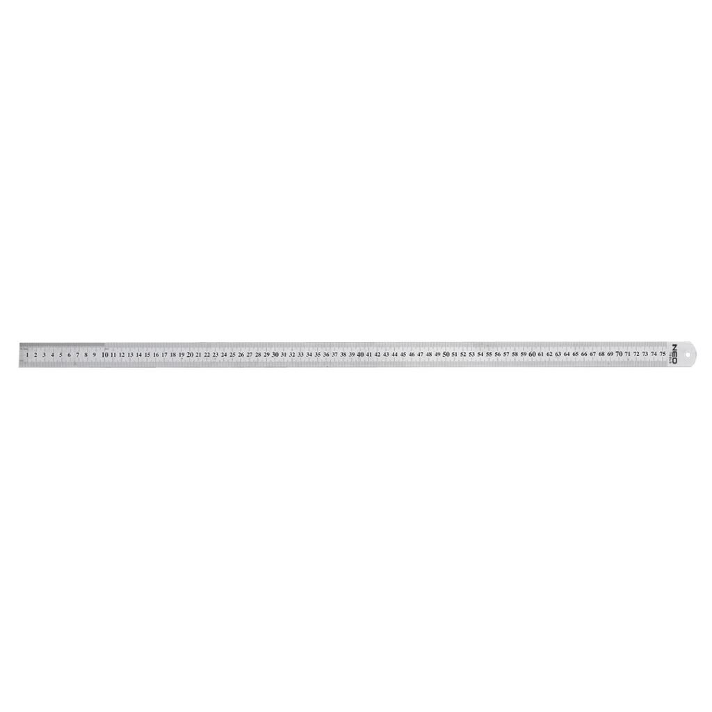 NEO Tools rozsdamentes acél vonalzó 75 cm  (72-217)