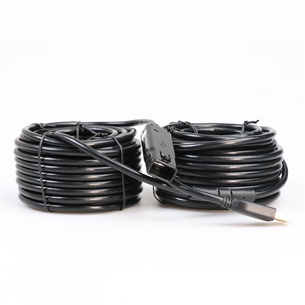 PROCONNECT Kábel USB 2.0 A - A  Aktív, M/F, 24m, fekete (PC-RP-0224)
