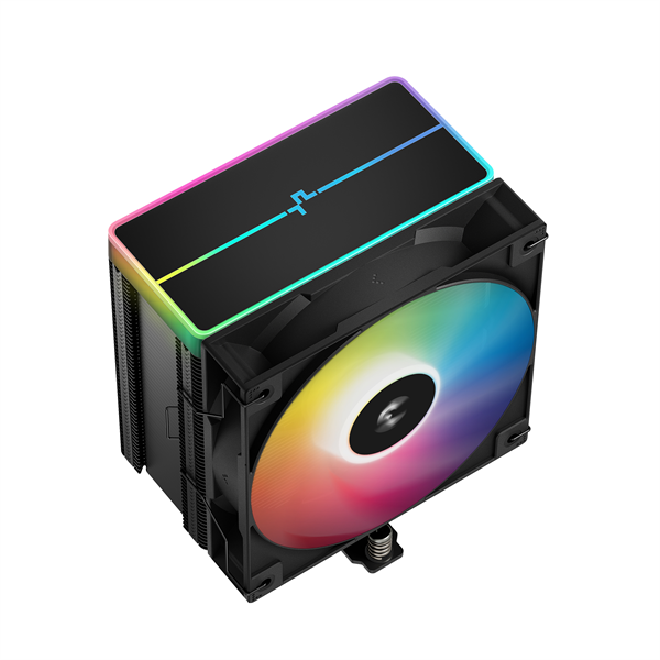 DeepCool CPU Cooler - AG500 BK ARGB V2 (29,4 dB; max, 115,32 m3/h; 4pin csatlakozó, 5 db heatpipe, 12cm, PWM, LED)