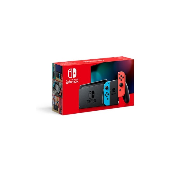 Nintendo Switch Video Game Console with Neon Joy-Con Red/Blue