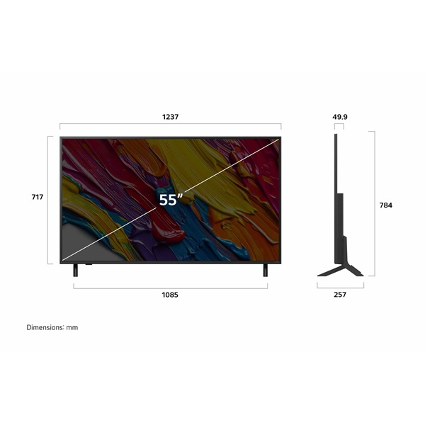 Lg 55QNED82A3B UHD QNED SMART Televízió