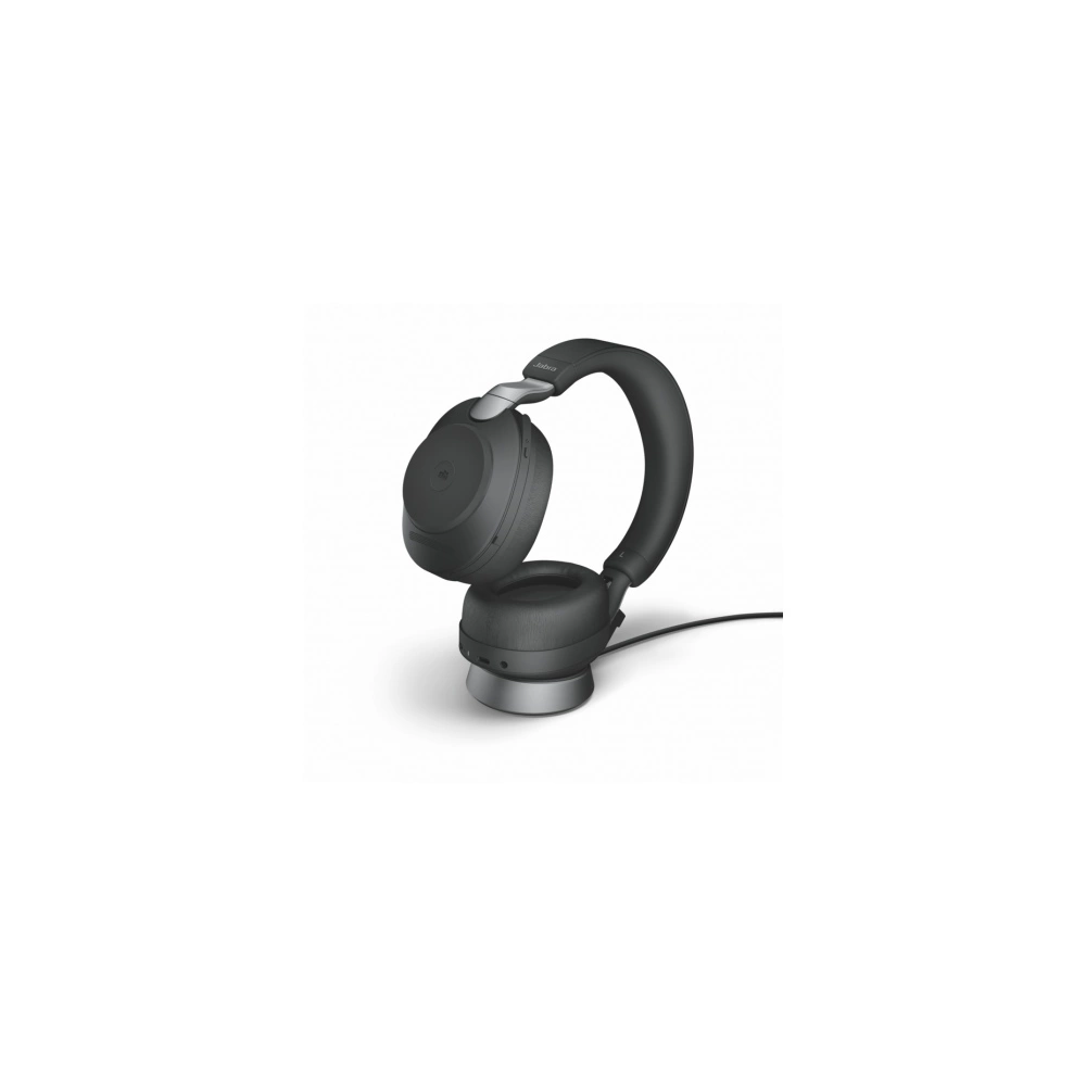 Jabra Evolve2 85 MS Stereo Bluetooth Headset + Töltőállomás Fekete