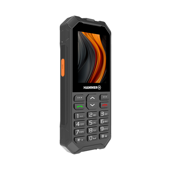 HAMMER 6 LTE 2,4" Dual SIM csepp-, por- és ütésálló mobiltelefon Fekete