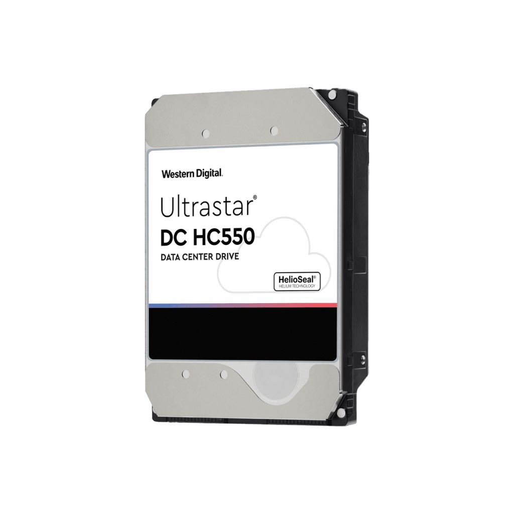 16TB WD 3.5" Ultrastar DC HC550 SATA szerver winchester (0F38462/WUH721816ALE6L4)
