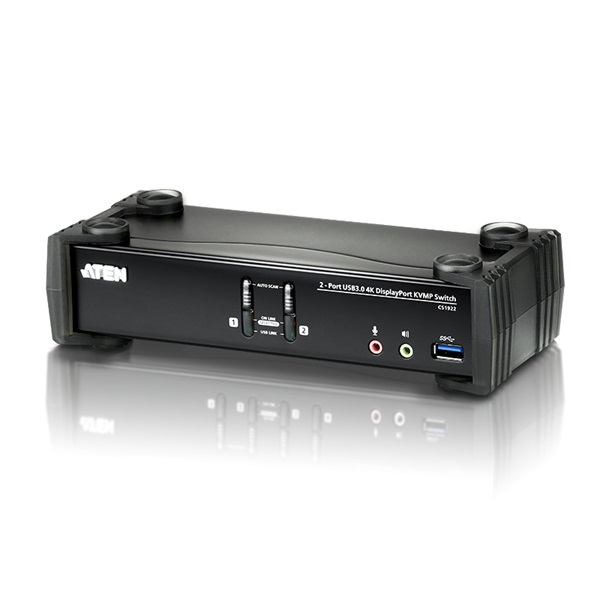 ATEN 2-Port USB 3.0 4K DisplayPort KVMP Switch ATEN 2-Port USB 3.0 4K DisplayPort KVMP Switch