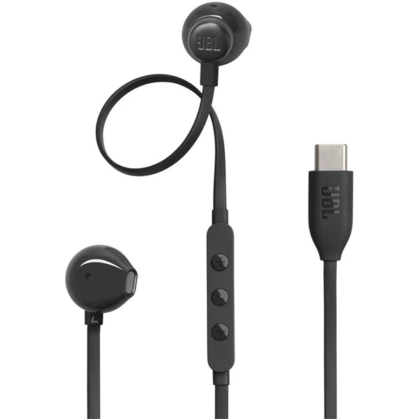 JBL T 305 C BLK vezetékes USB C mikrofonos fekete fülhallgató JBL T 305 C BLK vezetékes USB C mikrofonos fekete fülhallgató