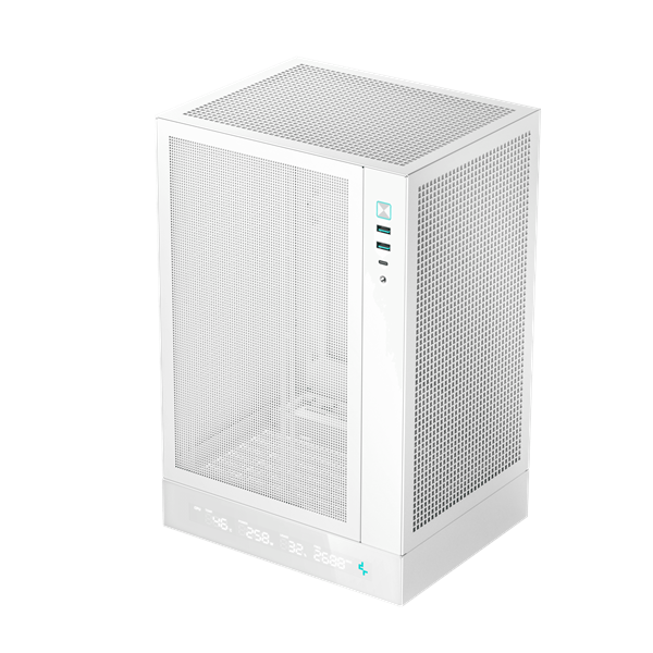 DeepCool CH170 DIGITAL WH Mini-ITX Számítógépház Fehér 