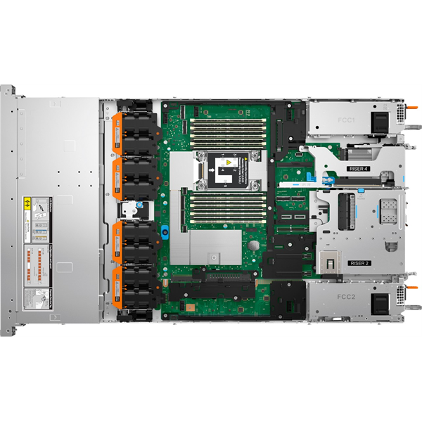 DELL ISG szerver - PE R470 rack (8x2.5"), 16C 6517P 3.2GHz, 1x32GB, 2x480GB RI SSD; H965i, iD10 En., 2x1100W.