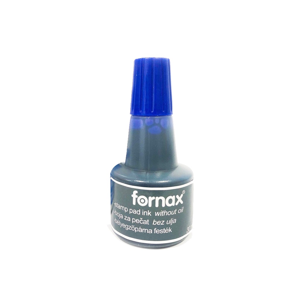 Fornax Bélyegzőfesték 30 ml,  kék (A-200103)