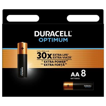 Duracell Optimum ceruzaelem AA 8db (10PP110017) Duracell Optimum ceruzaelem AA 8db (10PP110017)