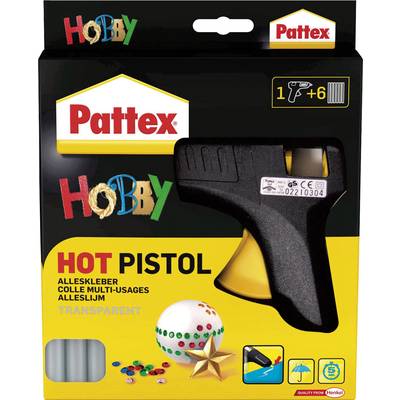 Pattex melegragsztó pisztoly 7 részes készlet PXP12 24/70 W 11 mm Pattex melegragsztó pisztoly 7 részes készlet PXP12 24/70 W 11 mm